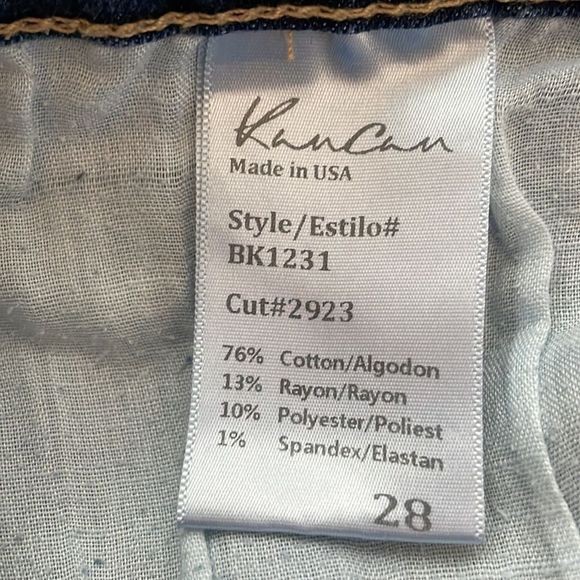 Kancan Mid Rise Skinny Stretch Cropped Jeans. Size 28. - Picture 9 of 14